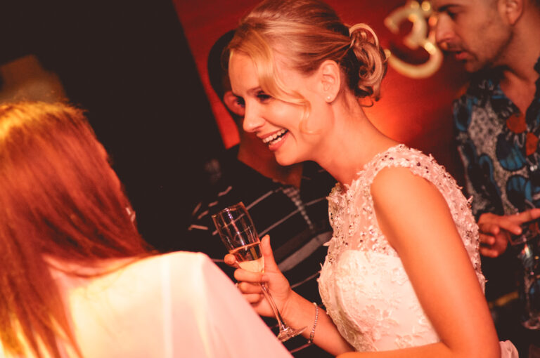 Bride in Hard Days Night Liverpool by Northwest Wedding Photographer Adam Edwards