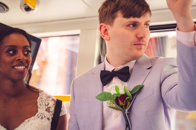 Alternative wedding portraits by photographer Adam Edwards