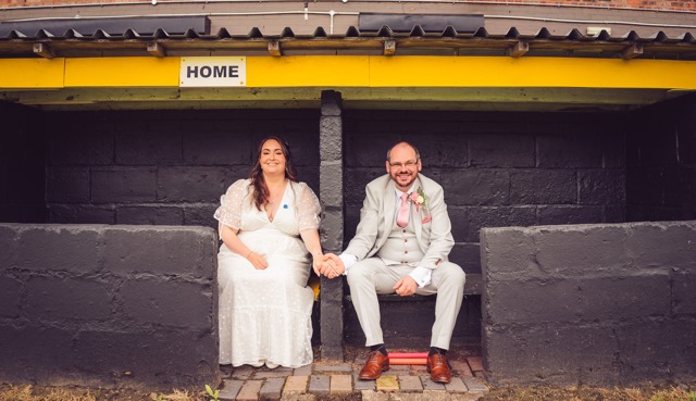 Alternative wedding portraits by photographer Adam Edwards