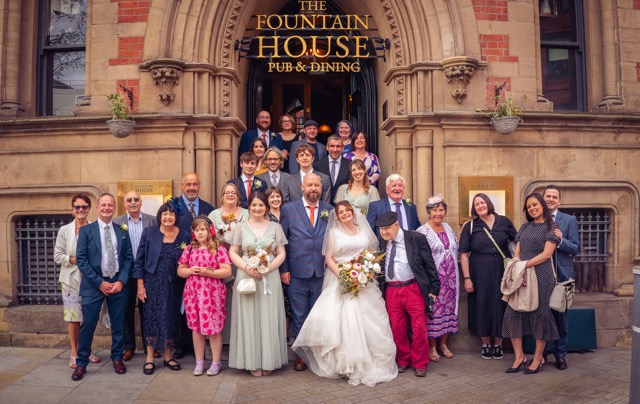 Manchester city centre wedding reception – The Fountain House